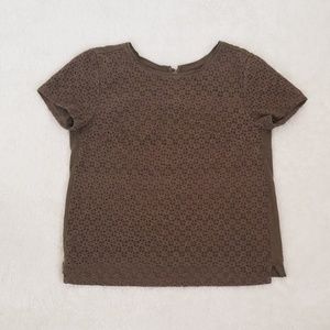 Ann Taylor olive green blouse